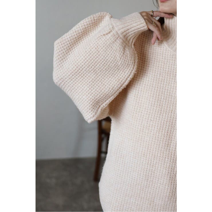 ボトルネックワッフルニット 88-003905 | BONJOUR SAGAN | 詳細画像18 