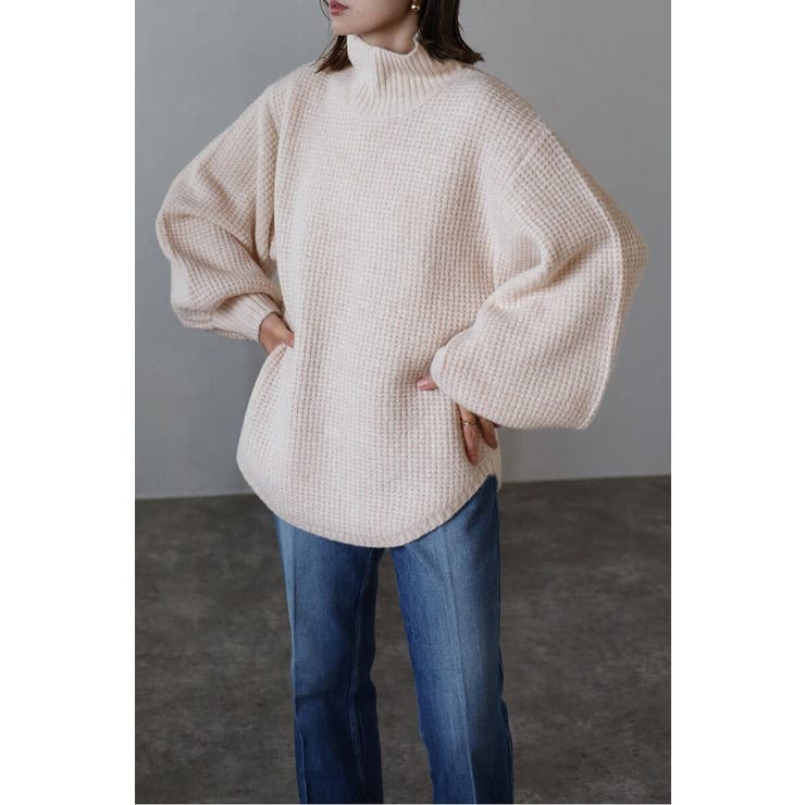 ボトルネックワッフルニット 88-003905 | BONJOUR SAGAN | 詳細画像19 