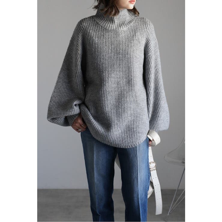 ボトルネックワッフルニット 88-003905 | BONJOUR SAGAN | 詳細画像21 