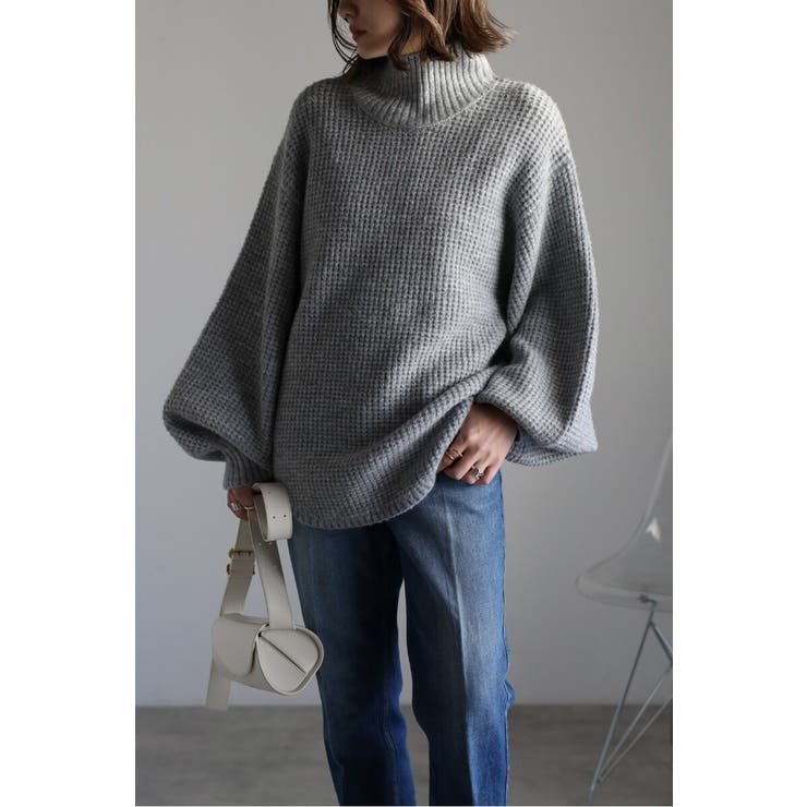 ボトルネックワッフルニット 88-003905 | BONJOUR SAGAN | 詳細画像22 