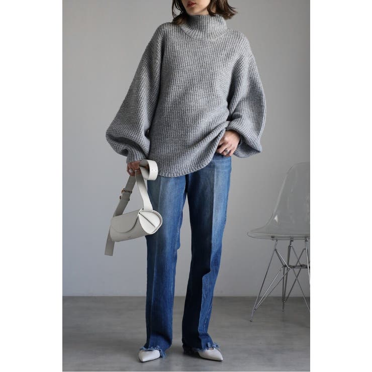 ボトルネックワッフルニット 88-003905 | BONJOUR SAGAN | 詳細画像25 