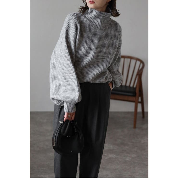 ボトルネックワッフルニット 88-003905 | BONJOUR SAGAN | 詳細画像31 