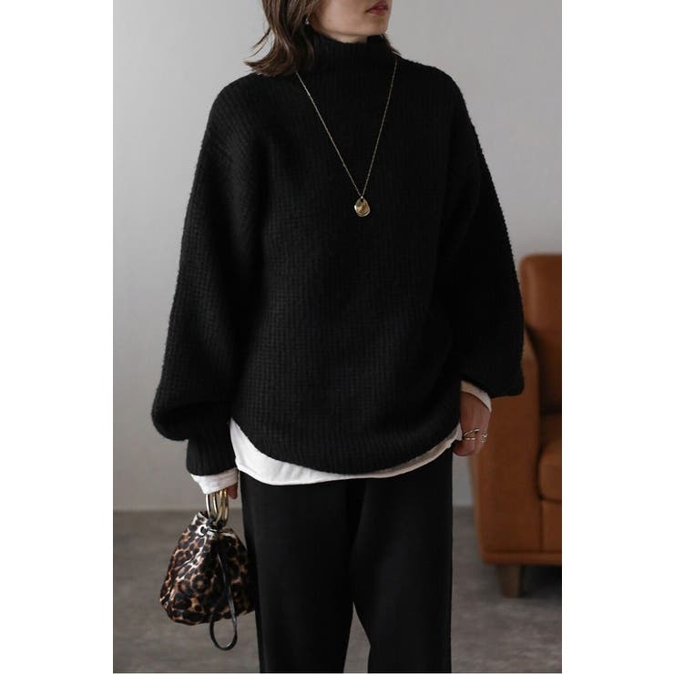 ボトルネックワッフルニット 88-003905 | BONJOUR SAGAN | 詳細画像37 