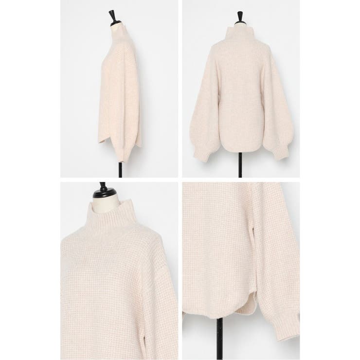 ボトルネックワッフルニット 88-003905 | BONJOUR SAGAN | 詳細画像52 