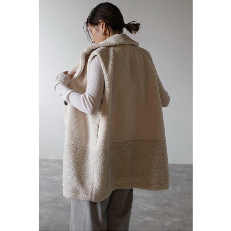 シングルブレストボアベスト 88-003914 | BONJOUR SAGAN | 詳細画像3 