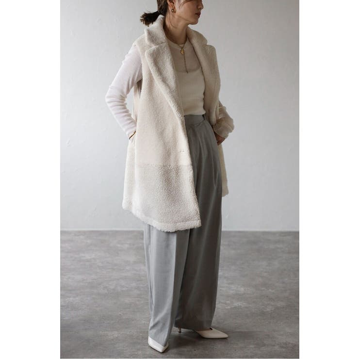 シングルブレストボアベスト 88-003914 | BONJOUR SAGAN | 詳細画像5 