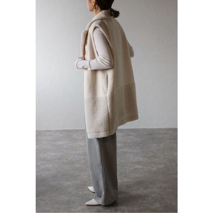 シングルブレストボアベスト 88-003914 | BONJOUR SAGAN | 詳細画像6 