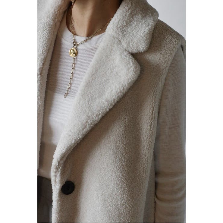 シングルブレストボアベスト 88-003914 | BONJOUR SAGAN | 詳細画像8 