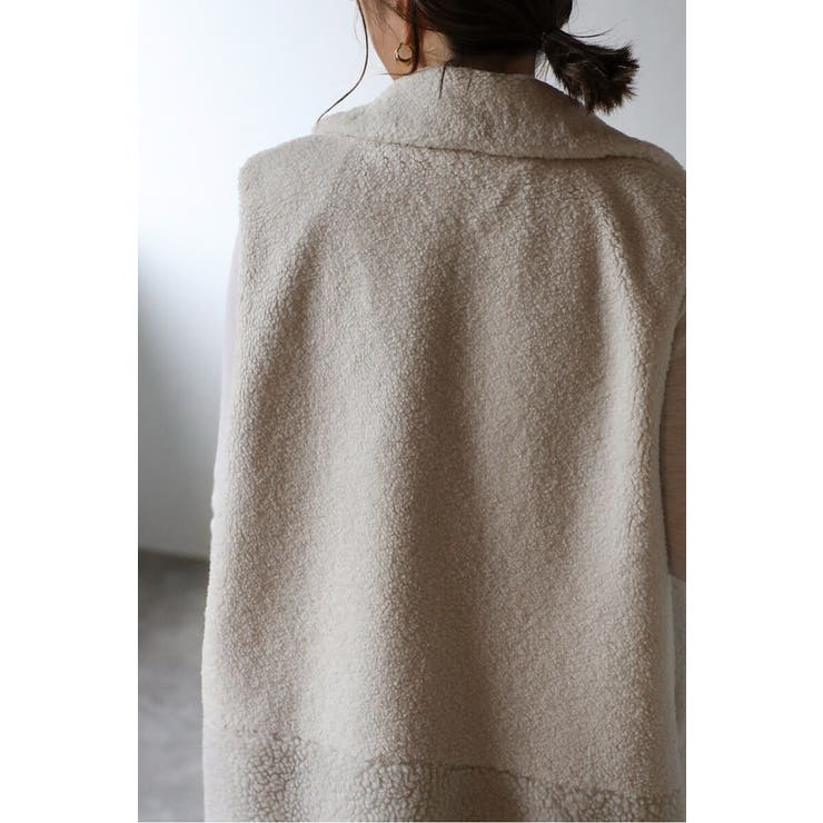 シングルブレストボアベスト 88-003914 | BONJOUR SAGAN | 詳細画像10 