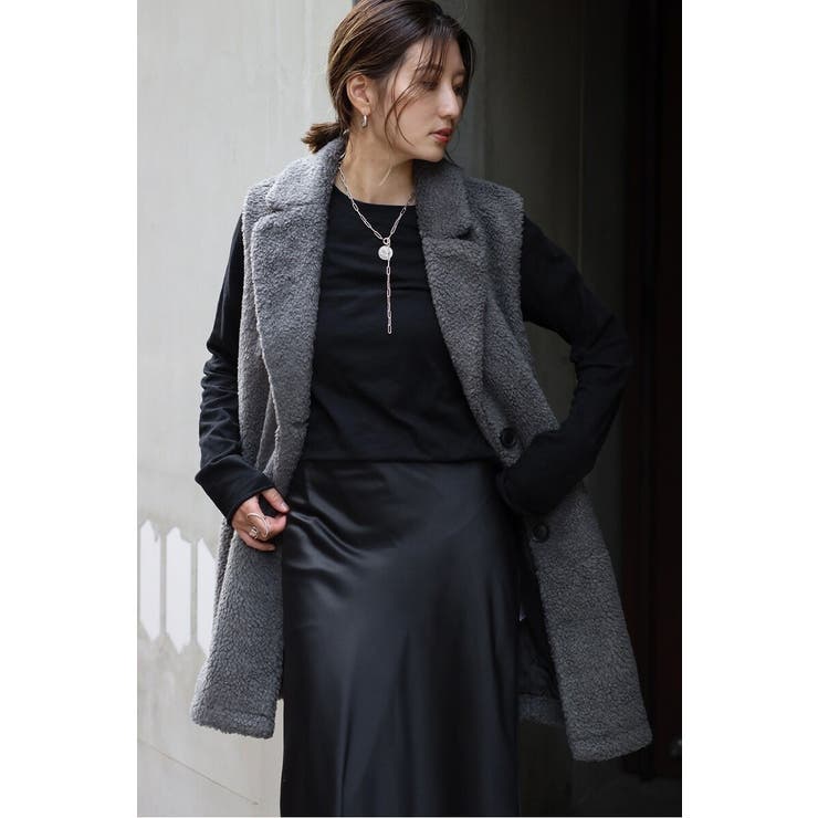 シングルブレストボアベスト 88-003914 | BONJOUR SAGAN | 詳細画像12 