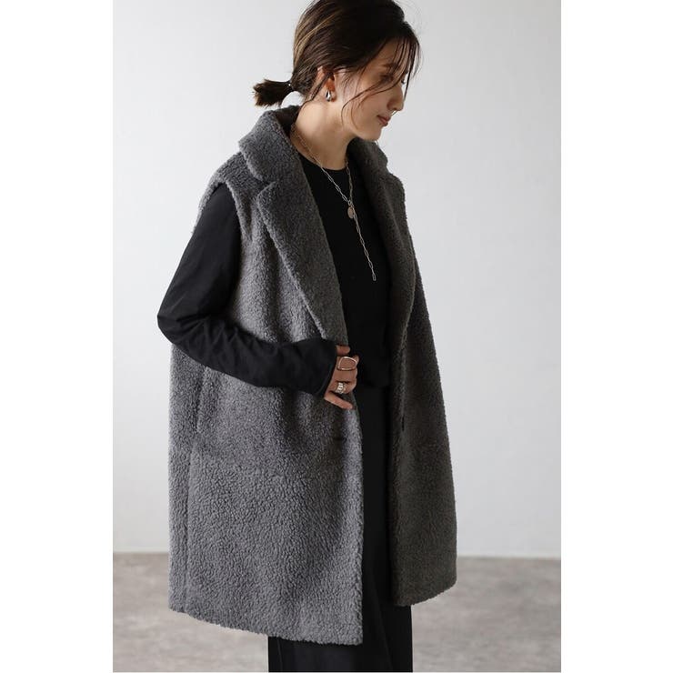 シングルブレストボアベスト 88-003914 | BONJOUR SAGAN | 詳細画像14 