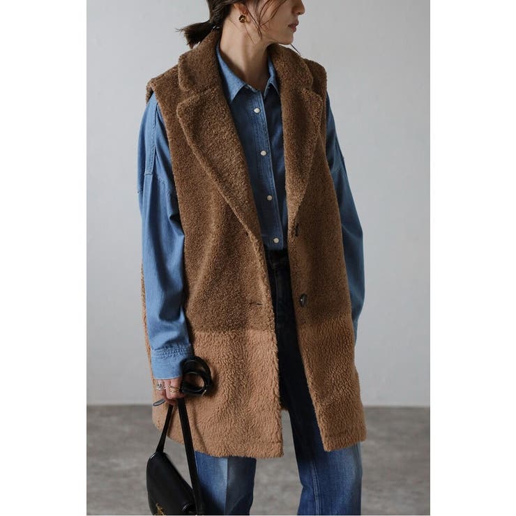 シングルブレストボアベスト 88-003914 | BONJOUR SAGAN | 詳細画像23 