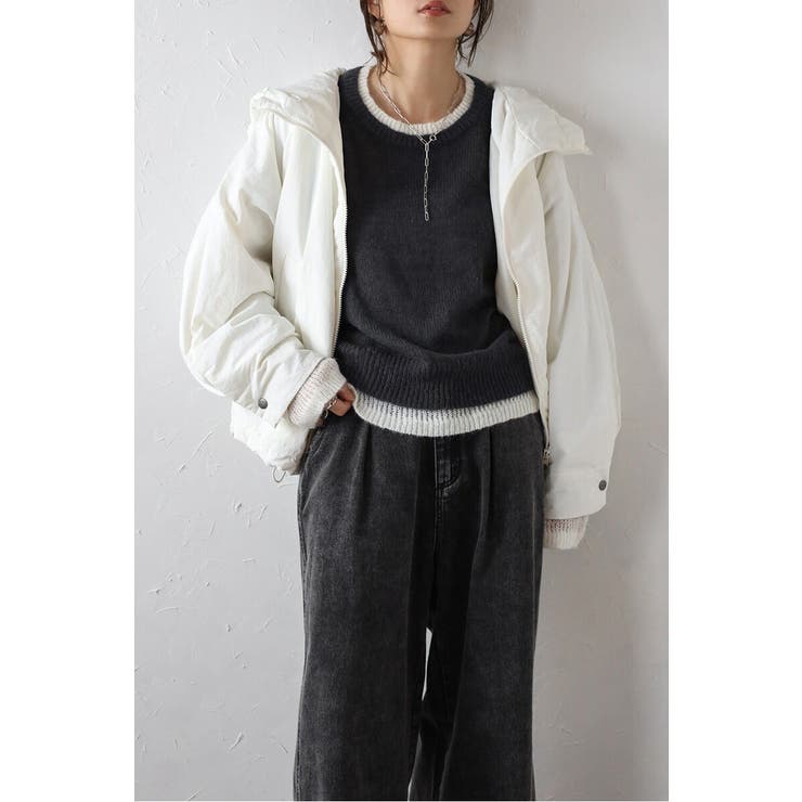 ナイロン中綿ラグランブルゾン 88-003915 | BONJOUR SAGAN | 詳細画像3 