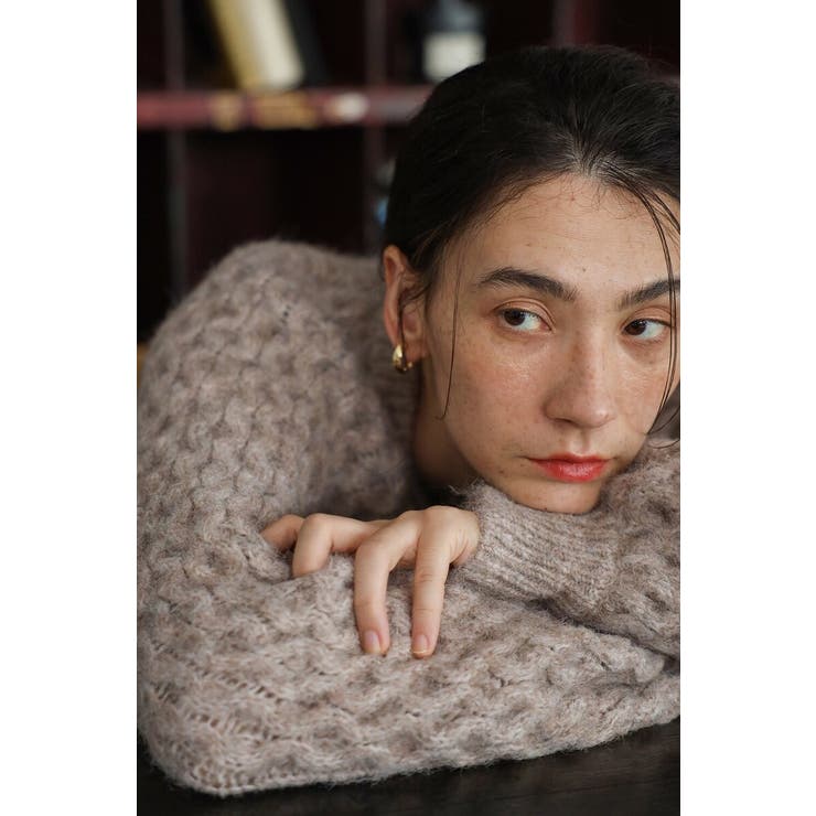 ハニカムミックスボリュームニット 88-003925 | BONJOUR SAGAN | 詳細画像1 