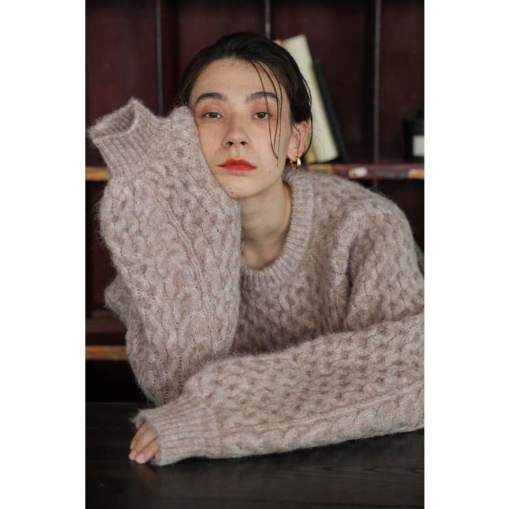 ハニカムミックスボリュームニット 88-003925 | BONJOUR SAGAN | 詳細画像3 