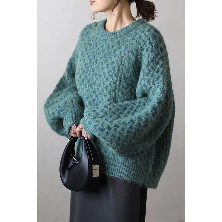 ハニカムミックスボリュームニット 88-003925 | BONJOUR SAGAN | 詳細画像6 