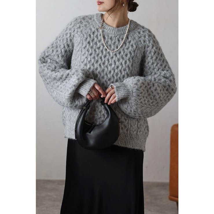 ハニカムミックスボリュームニット 88-003925 | BONJOUR SAGAN | 詳細画像15 