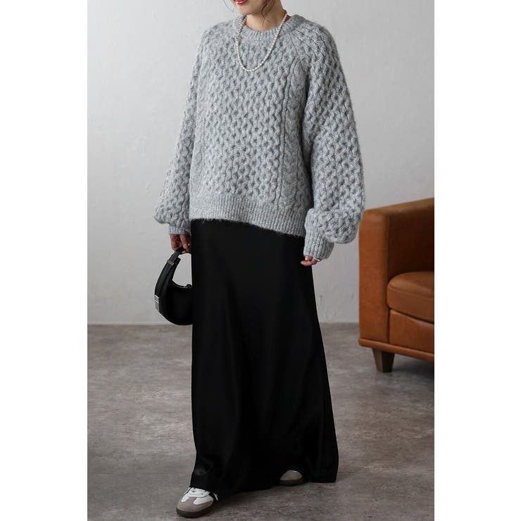 ハニカムミックスボリュームニット 88-003925 | BONJOUR SAGAN | 詳細画像16 