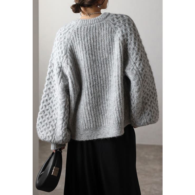 ハニカムミックスボリュームニット 88-003925 | BONJOUR SAGAN | 詳細画像19 