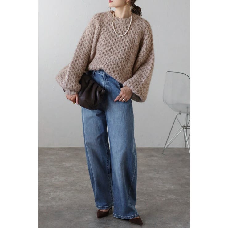 ハニカムミックスボリュームニット 88-003925 | BONJOUR SAGAN | 詳細画像22 