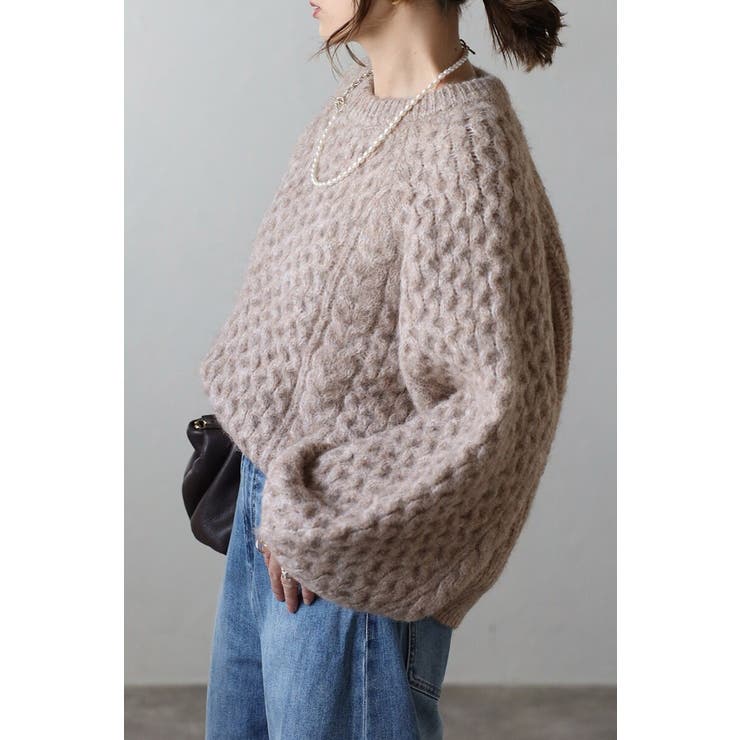 ハニカムミックスボリュームニット 88-003925 | BONJOUR SAGAN | 詳細画像23 