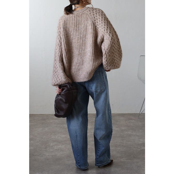 ハニカムミックスボリュームニット 88-003925 | BONJOUR SAGAN | 詳細画像26 