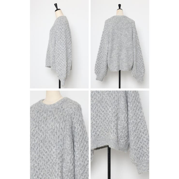 ハニカムミックスボリュームニット 88-003925 | BONJOUR SAGAN | 詳細画像29 