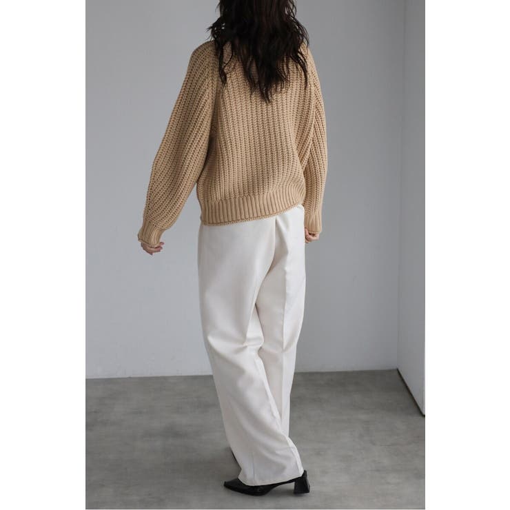 ハイネック畔編みボリュームニット 88-003929 | BONJOUR SAGAN | 詳細画像7 