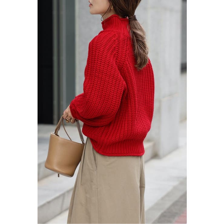 ハイネック畔編みボリュームニット 88-003929 | BONJOUR SAGAN | 詳細画像11 