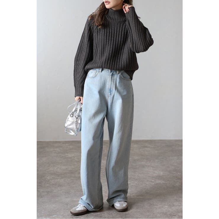 ハイネック畔編みボリュームニット 88-003929 | BONJOUR SAGAN | 詳細画像19 