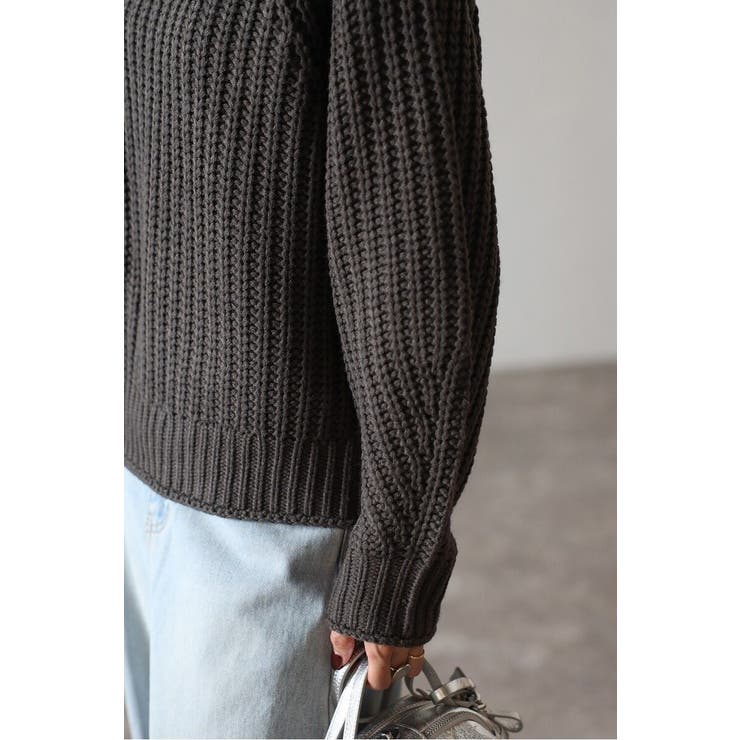 ハイネック畔編みボリュームニット 88-003929 | BONJOUR SAGAN | 詳細画像23 