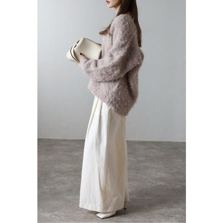 アルパカタッチVネックカーディガン 88-003946 | BONJOUR SAGAN | 詳細画像5 