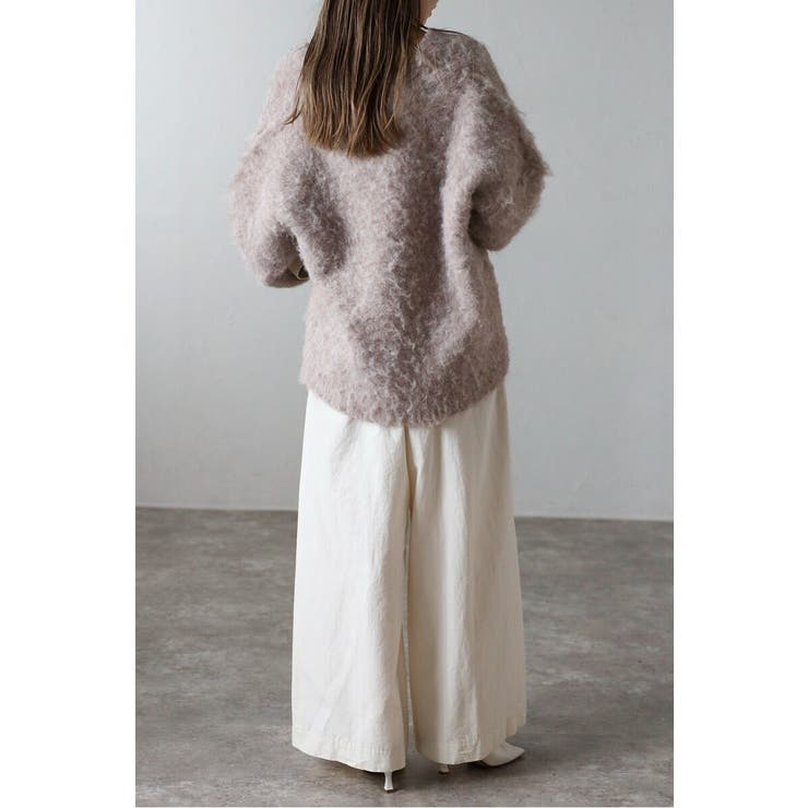 アルパカタッチVネックカーディガン 88-003946 | BONJOUR SAGAN | 詳細画像6 