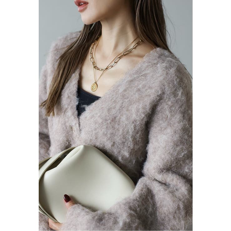 アルパカタッチVネックカーディガン 88-003946 | BONJOUR SAGAN | 詳細画像7 