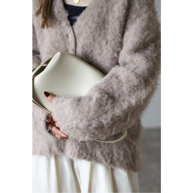 アルパカタッチVネックカーディガン 88-003946 | BONJOUR SAGAN | 詳細画像8 