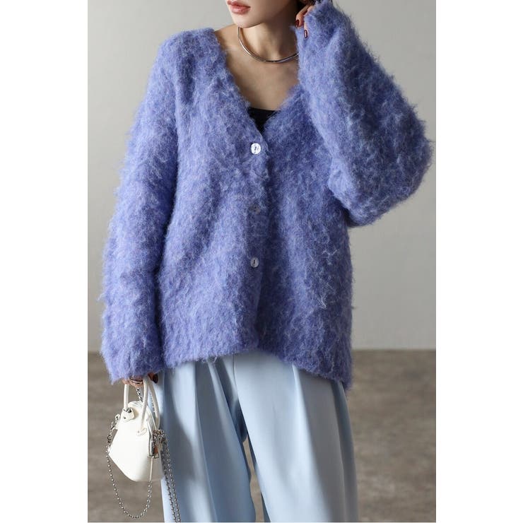 アルパカタッチVネックカーディガン 88-003946 | BONJOUR SAGAN | 詳細画像10 