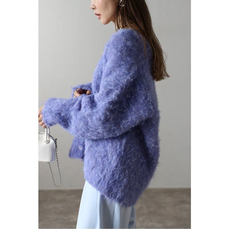 アルパカタッチVネックカーディガン 88-003946 | BONJOUR SAGAN | 詳細画像12 