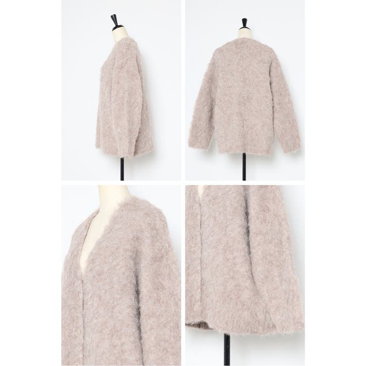 アルパカタッチVネックカーディガン 88-003946 | BONJOUR SAGAN | 詳細画像18 