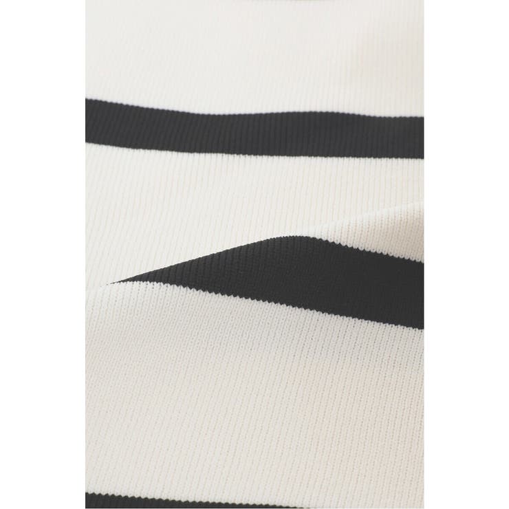 スリットスリーブボートネックボーダーニット | BONJOUR SAGAN | 詳細画像26 