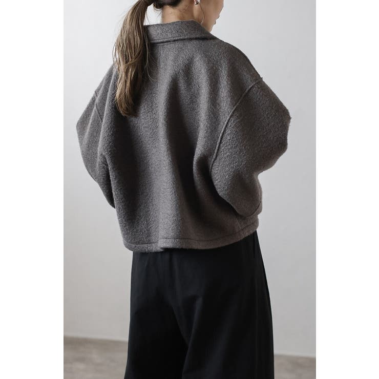 ブークレステンカラーWジップブルゾン 88-003964 | BONJOUR SAGAN | 詳細画像6 