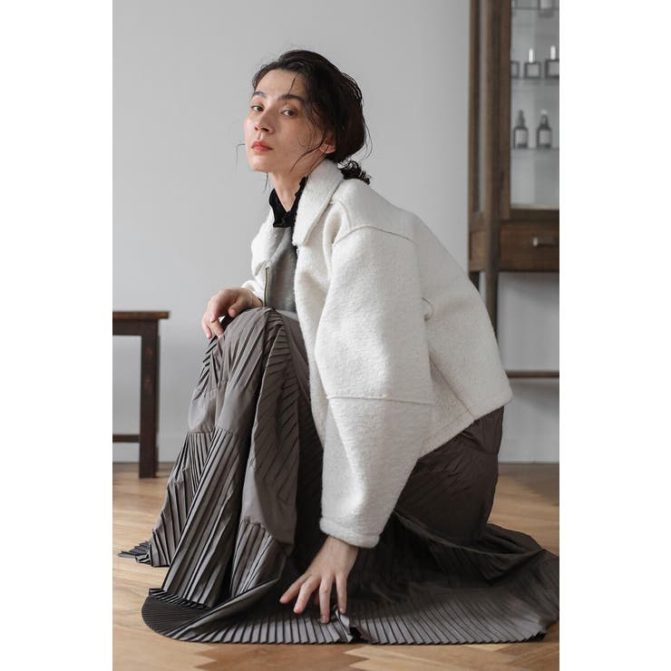 ブークレステンカラーWジップブルゾン 88-003964 | BONJOUR SAGAN | 詳細画像8 