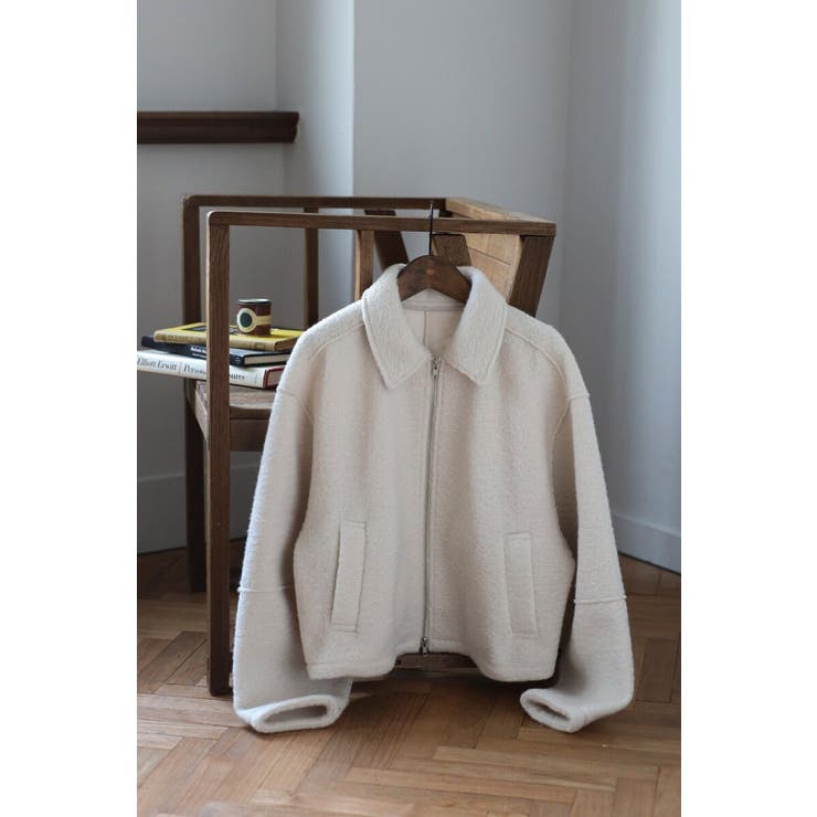 ブークレステンカラーWジップブルゾン 88-003964 | BONJOUR SAGAN | 詳細画像11 