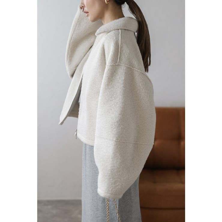 ブークレステンカラーWジップブルゾン 88-003964 | BONJOUR SAGAN | 詳細画像15 