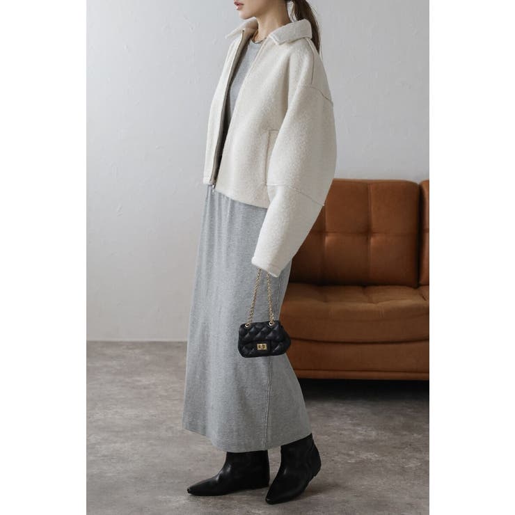 ブークレステンカラーWジップブルゾン 88-003964 | BONJOUR SAGAN | 詳細画像16 