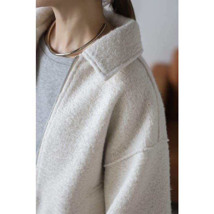 ブークレステンカラーWジップブルゾン 88-003964 | BONJOUR SAGAN | 詳細画像19 