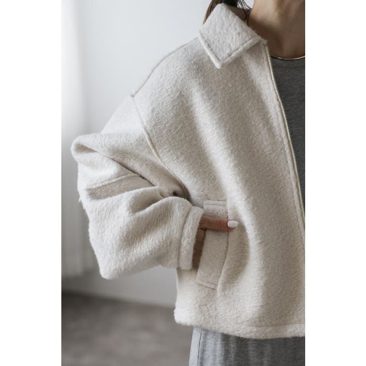 ブークレステンカラーWジップブルゾン 88-003964 | BONJOUR SAGAN | 詳細画像20 