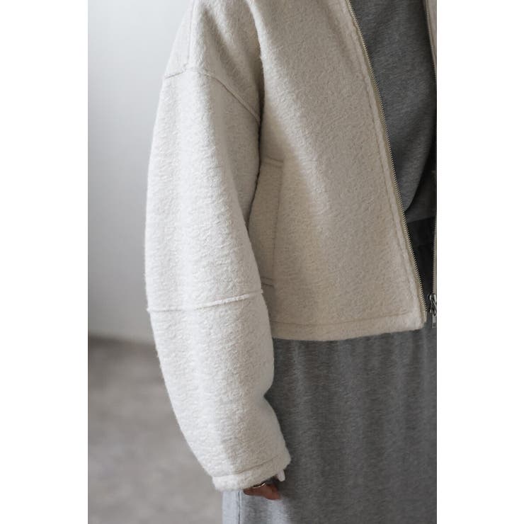 ブークレステンカラーWジップブルゾン 88-003964 | BONJOUR SAGAN | 詳細画像21 