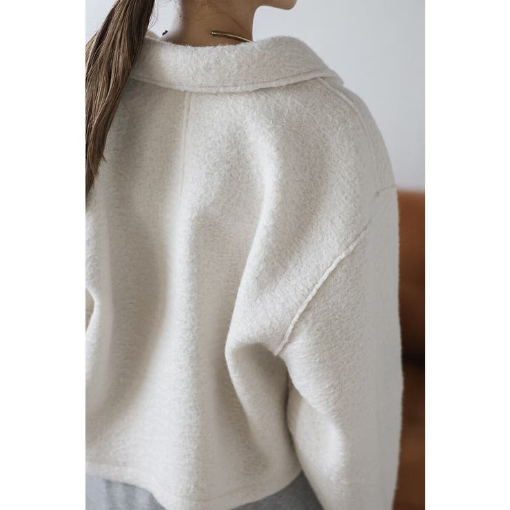 ブークレステンカラーWジップブルゾン 88-003964 | BONJOUR SAGAN | 詳細画像22 