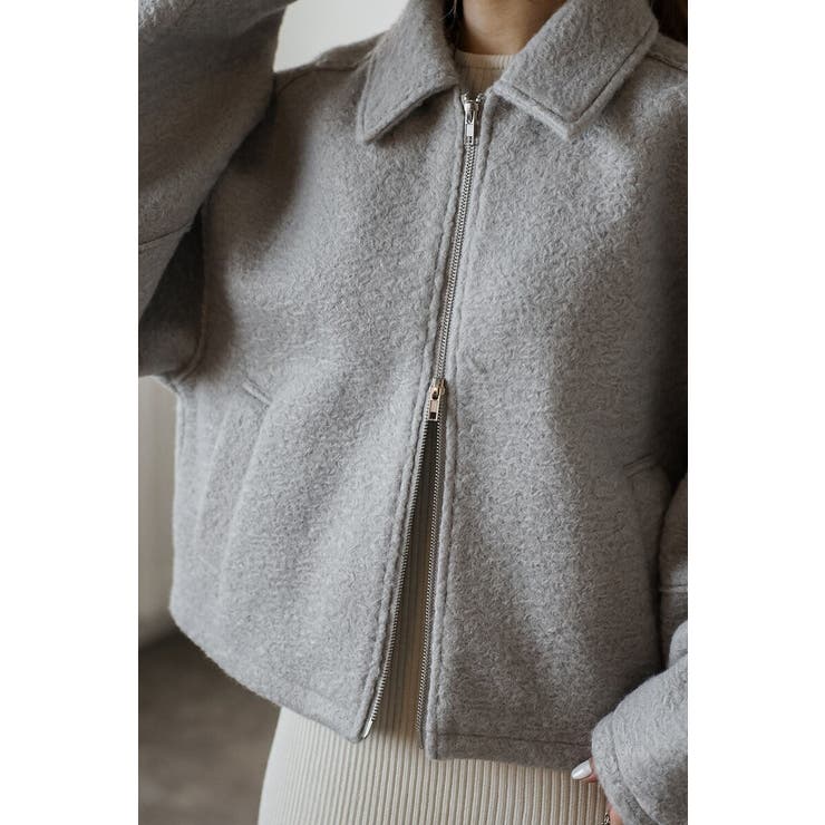 ブークレステンカラーWジップブルゾン 88-003964 | BONJOUR SAGAN | 詳細画像33 