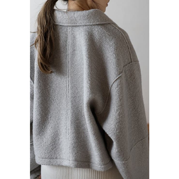 ブークレステンカラーWジップブルゾン 88-003964 | BONJOUR SAGAN | 詳細画像34 